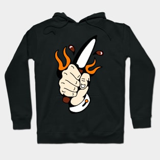 Hand and knife Hoodie